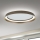 Plafoniera LED dimmerabile MANTA LED/38W/230V 2700/3000/4000K diametro 45 cm marrone