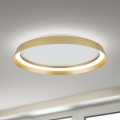 Plafoniera LED dimmerabile MANTA LED/38W/230V 2700/3000/4000K diametro 45 cm oro