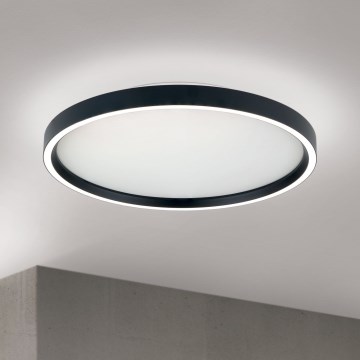 Plafoniera LED dimmerabile MASCA LED/36W/230V 2700/3350/4000K diametro 40 cm nero