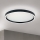 Plafoniera LED dimmerabile MASCA LED/36W/230V 2700/3350/4000K diametro 40 cm nero