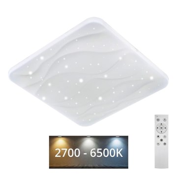 Plafoniera LED dimmerabile NERIS LED/36W/230V 2700-6500K 43x43 cm + telecomando