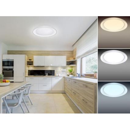 Plafoniera LED dimmerabile OPAL LED/24W/230V + telecomando