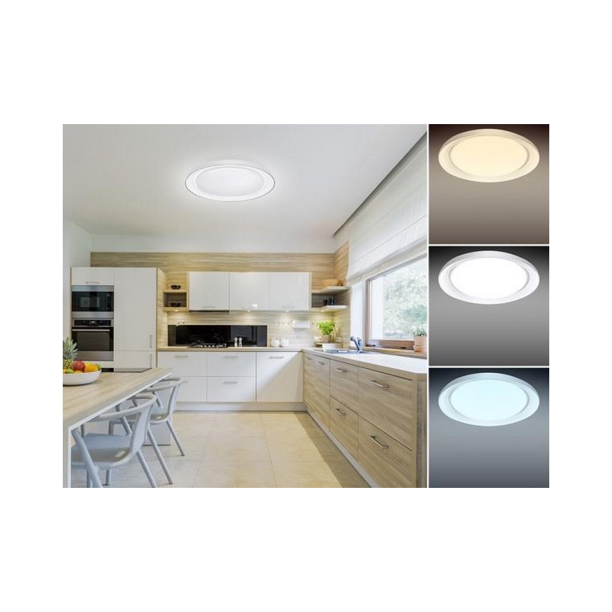 Plafoniera LED dimmerabile OPAL LED/24W/230V + telecomando