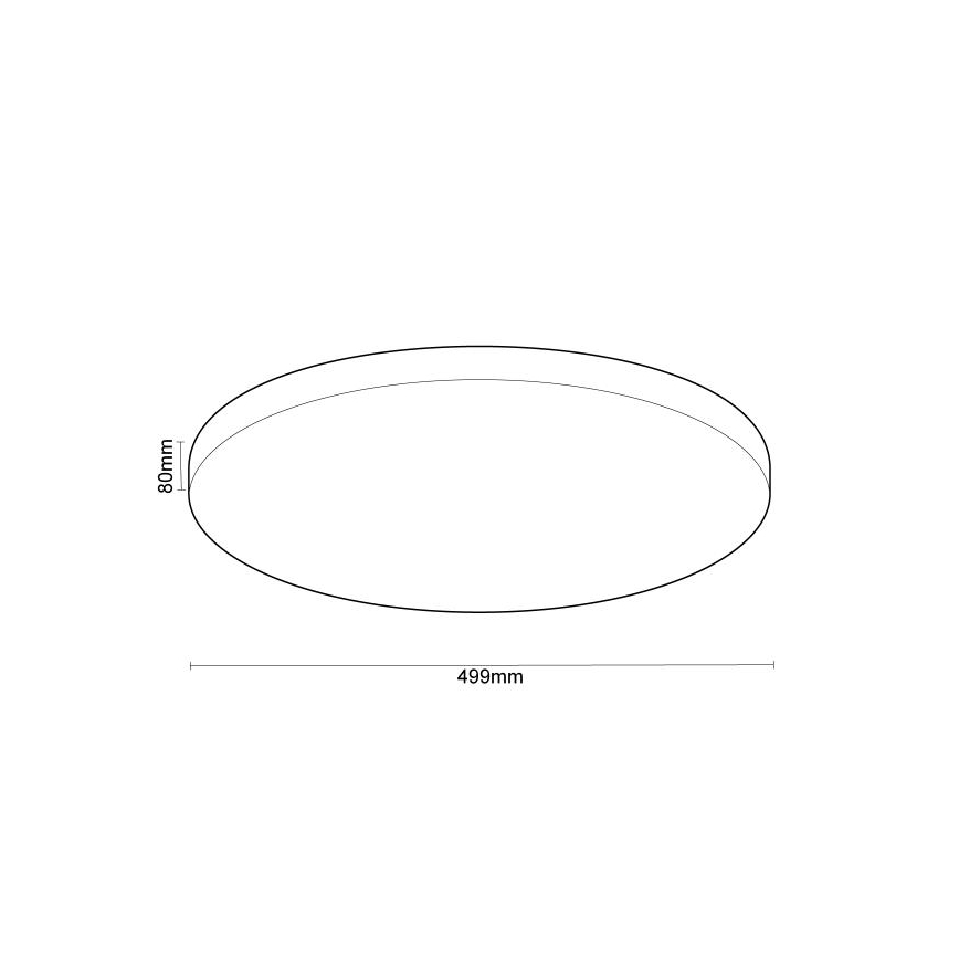 Plafoniera LED dimmerabile OPAL LED/48W/230V 2700-6500K Wi-Fi Tuya bianco + telecomando