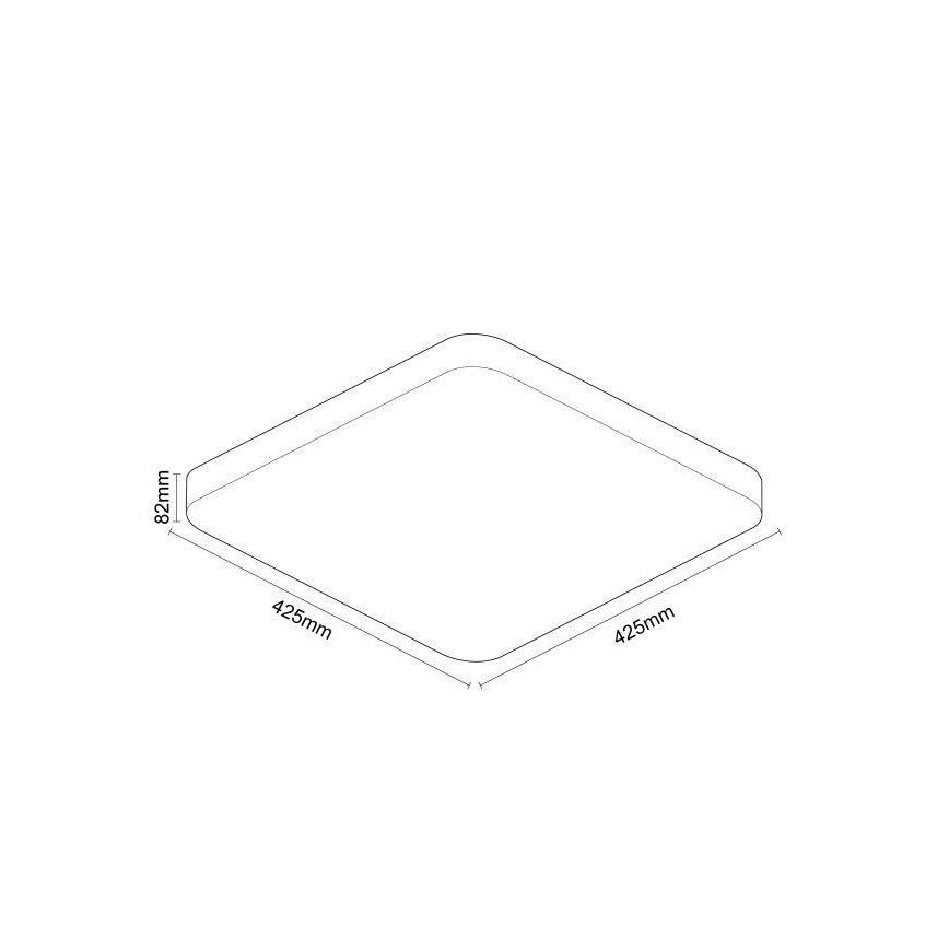 Plafoniera LED dimmerabile OPAL LED/48W/230V 2700-6500K Wi-Fi Tuya bianco + telecomando