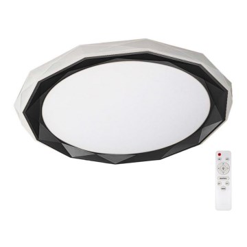 Plafoniera LED dimmerabile OSCAR LED/45W/230V 3000-6000K nero + telecomando