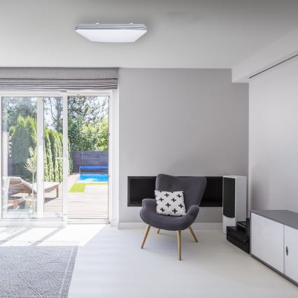 Plafoniera LED dimmerabile PALERMO LED/72W/230V + telecomando