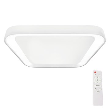 Plafoniera LED dimmerabile QUADRO LED/38W/230V 3000-6000K bianco + telecomando