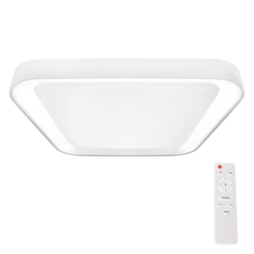 Plafoniera LED dimmerabile QUADRO LED/38W/230V 3000-6000K bianco + telecomando