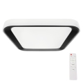 Plafoniera LED dimmerabile QUADRO LED/66W/230V 3000-6000K bianco/nero con telecomando