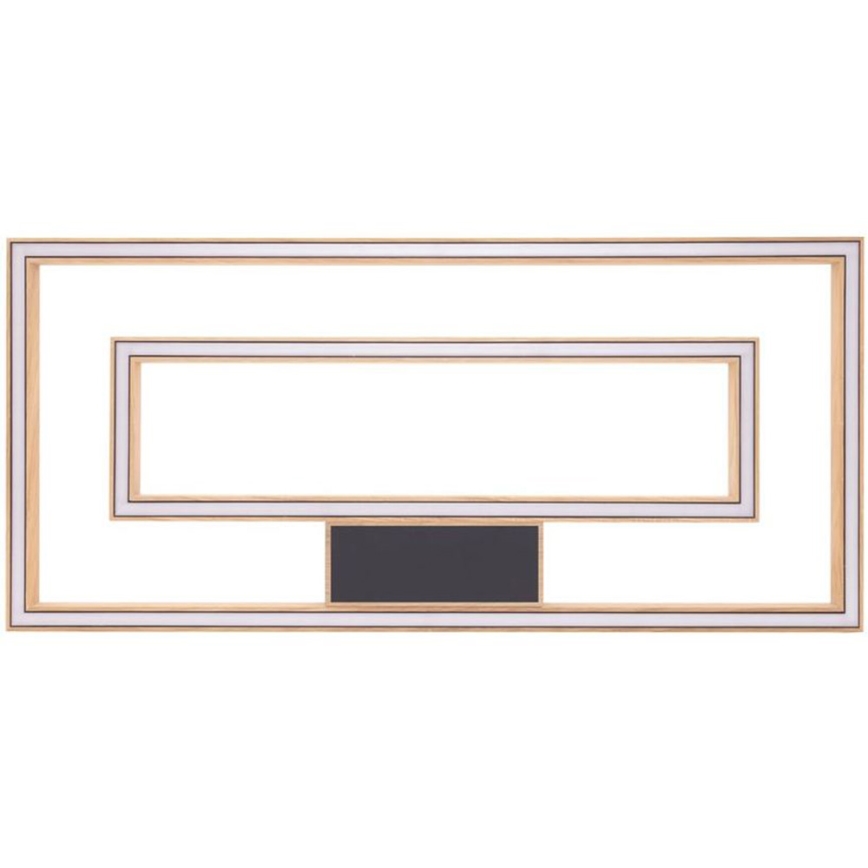 Plafoniera LED dimmerabile RAMME 2xLED/28,5W/230V quercia