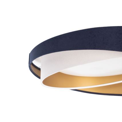 Plafoniera LED dimmerabile SMART GALAXY MODERN LED/24W/230V 3000-6500K Ø 55 cm blu/bianco/oro + telecomando