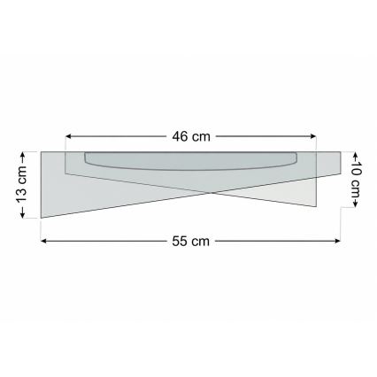 Plafoniera LED dimmerabile SMART GALAXY MODERN LED/24W/230V 3000-6500K Ø 55 cm blu/bianco/oro + telecomando