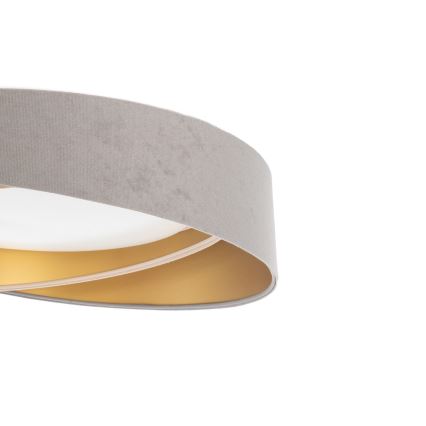 Plafoniera LED dimmerabile SMART GALAXY MODERN LED/24W/230V 3000-6500K Ø 55 cm grigio/beige/oro + telecomando