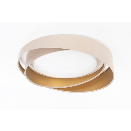 Plafoniera LED dimmerabile SMART GALAXY MODERN LED/24W/230V 3000-6500K Ø 55 cm beige/oro + telecomando