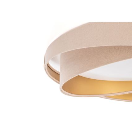 Plafoniera LED dimmerabile SMART GALAXY MODERN LED/24W/230V 3000-6500K Ø 55 cm beige/oro + telecomando