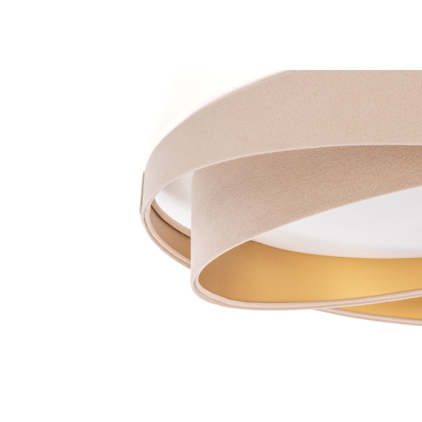 Plafoniera LED dimmerabile SMART GALAXY MODERN LED/24W/230V 3000-6500K Ø 55 cm beige/oro + telecomando