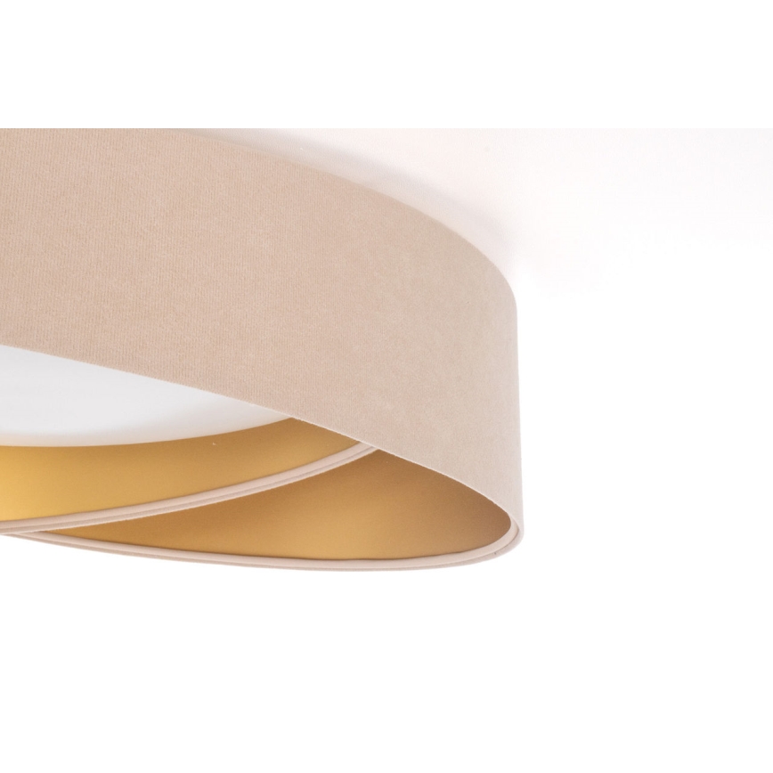 Plafoniera LED dimmerabile SMART GALAXY MODERN LED/24W/230V 3000-6500K Ø 55 cm beige/oro + telecomando