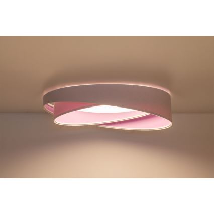 Plafoniera LED dimmerabile SMART GALAXY MODERN LED/24W/230V 3000-6500K Ø 55 cm bianco/viola + telecomando