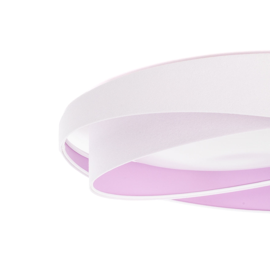 Plafoniera LED dimmerabile SMART GALAXY MODERN LED/24W/230V 3000-6500K Ø 55 cm bianco/viola + telecomando
