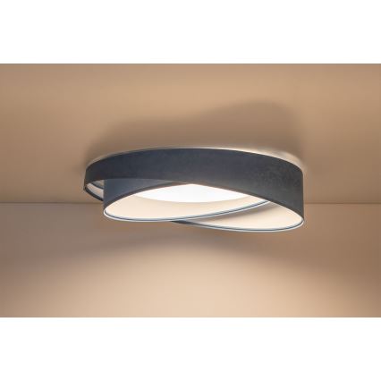 Plafoniera LED dimmerabile SMART GALAXY MODERN LED/24W/230V 3000-6500K Ø 55 cm blu + telecomando