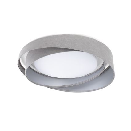 Plafoniera LED dimmerabile SMART GALAXY MODERN LED/24W/230V 3000-6500K diam. 55 cm grigio/argento + telecomando