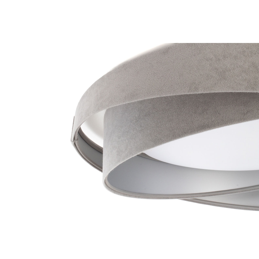 Plafoniera LED dimmerabile SMART GALAXY MODERN LED/24W/230V 3000-6500K diam. 55 cm grigio/argento + telecomando