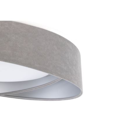 Plafoniera LED dimmerabile SMART GALAXY MODERN LED/24W/230V 3000-6500K diam. 55 cm grigio/argento + telecomando