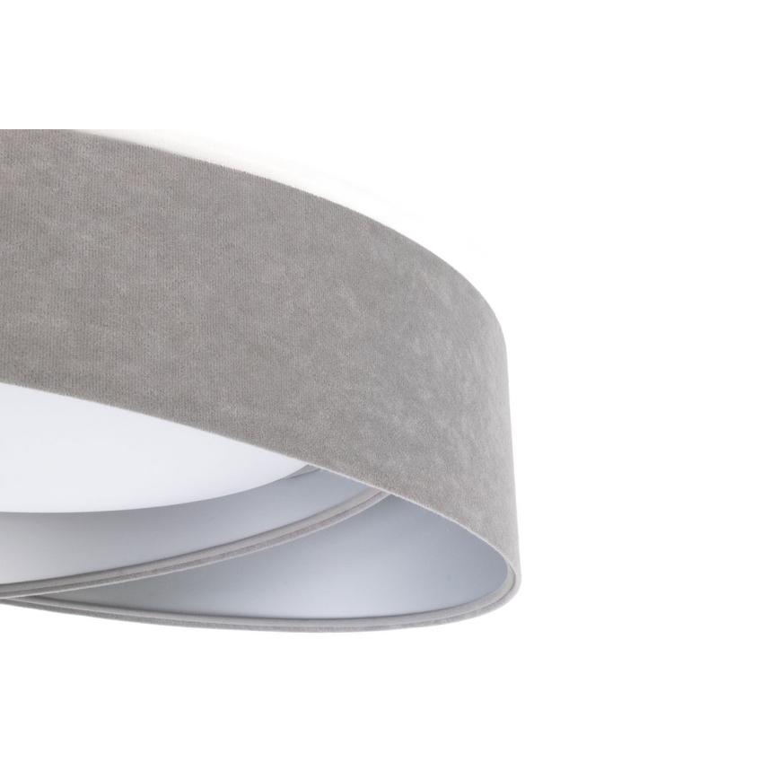 Plafoniera LED dimmerabile SMART GALAXY MODERN LED/24W/230V 3000-6500K diam. 55 cm grigio/argento + telecomando