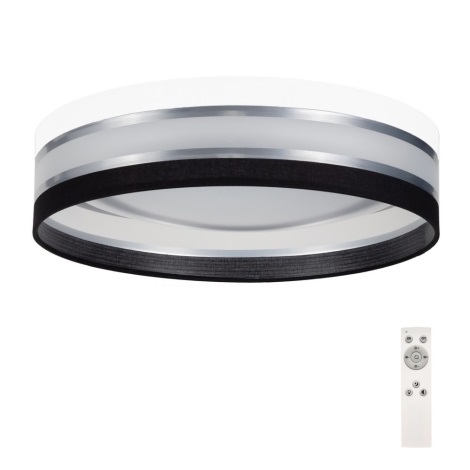 Plafoniera LED dimmerabile SMART CORAL GOLD LED/24W/230V nero/bianco+ telecomando