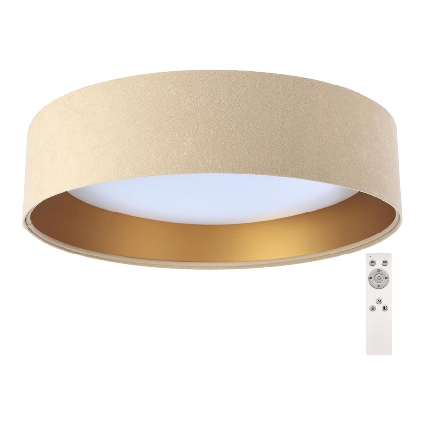 Plafoniera LED dimmerabile SMART GALAXY LED/24W/230V beige/oro 3000-6500K + telecomando