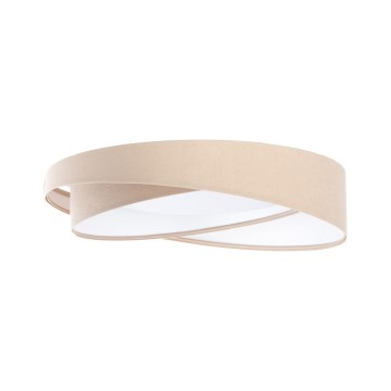 Plafoniera LED dimmerabile SMART GALAXY MODERN LED/24W/230V 3000-6500K Ø 55 cm beige/bianco + telecomando