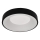 Plafoniera LED DRAX, 32 W, 230 V, 3000–6000 K (temperatura colore regolabile), Ø 38 cm, nera