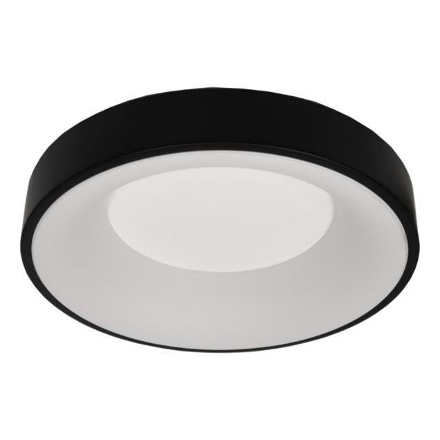 Plafoniera LED DRAX LED/32W/230V 4000K Ø 38 cm nera