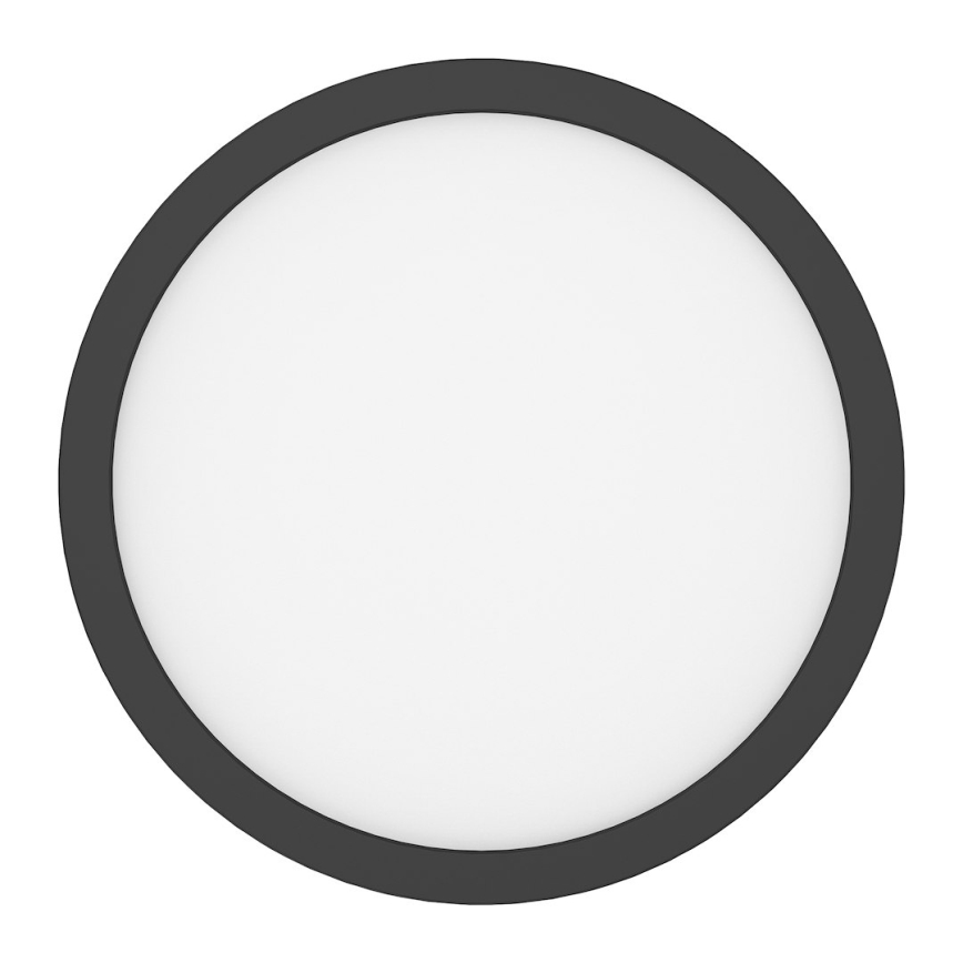 Plafoniera LED EVORA 24W 230V 3000/4000/6000K Ø 30 cm nera