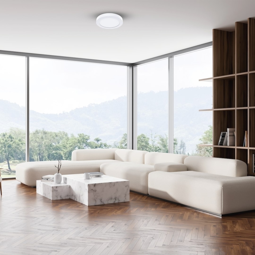 Plafoniera LED EVORA LED/6W/230V 3000/4000/6000K Ø 14 cm bianca