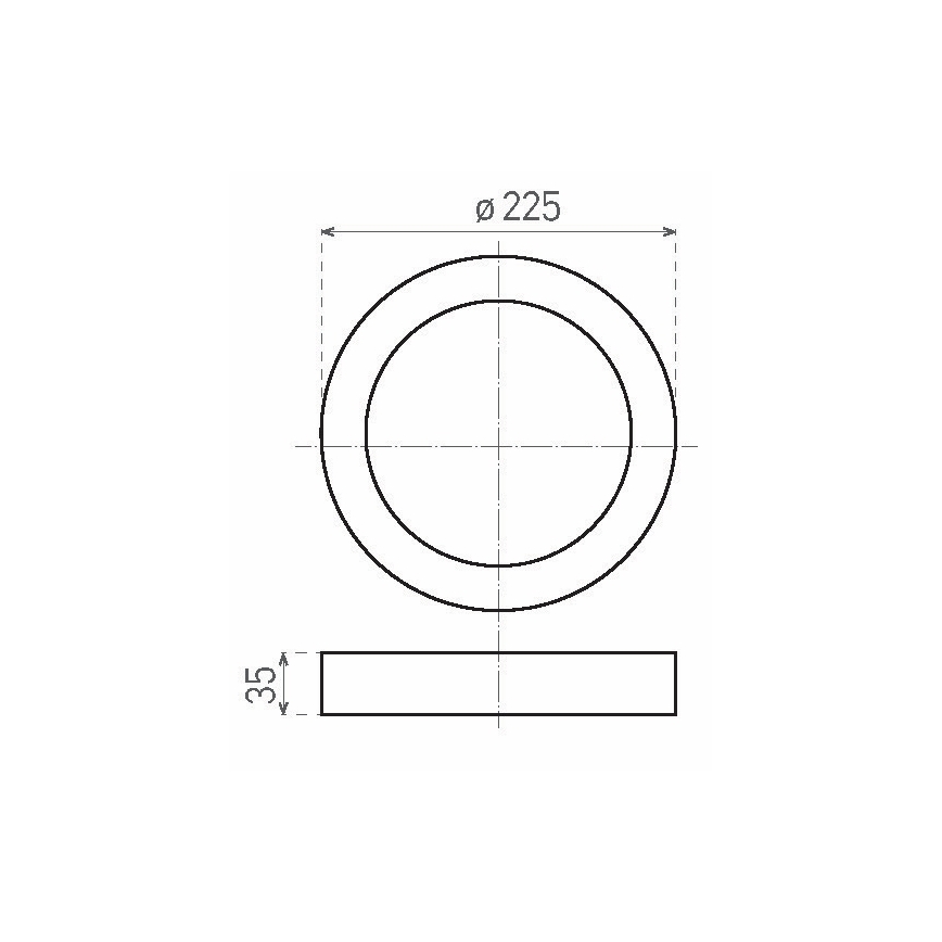 Plafoniera LED FENIX LED/18W/230V 3800K