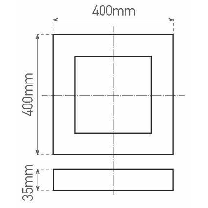 Plafoniera LED FENIX LED/32W/230V 3800K