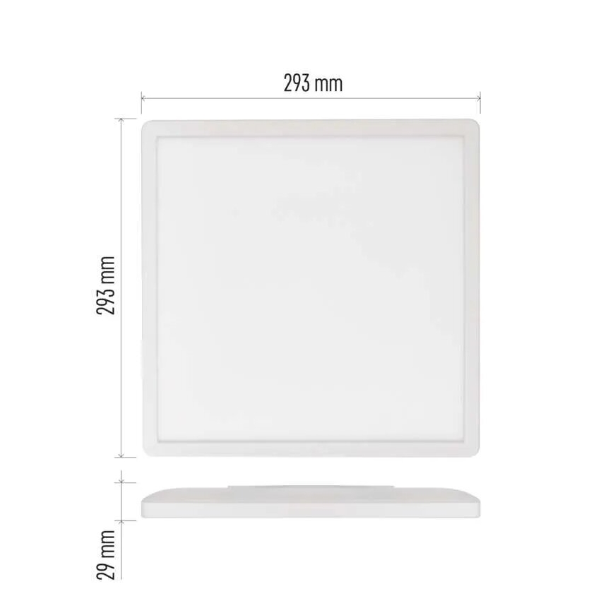 Plafoniera LED FLORI LED/18W/230V 4000K bianco 29x29 cm