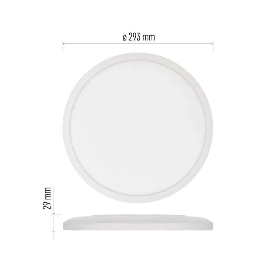 Plafoniera LED FLORI LED/18W/230V 4000K bianco diametro 29 cm