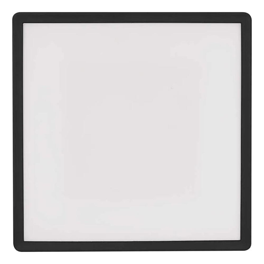 Plafoniera LED FLORI LED/18W/230V 4000K nero 29x29 cm