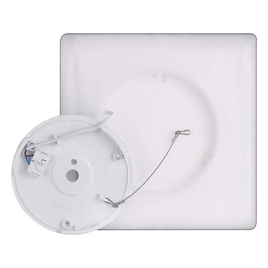 Plafoniera LED FLORI LED/18W/230V 4000K nero 29x29 cm