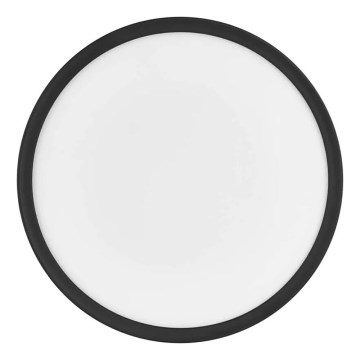 Plafoniera LED FLORI LED/18W/230V 4000K nero diametro 29 cm