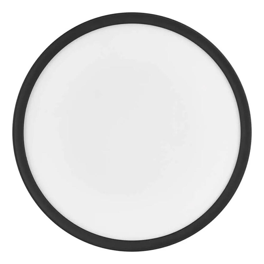 Plafoniera LED FLORI LED/18W/230V 4000K nero diametro 29 cm