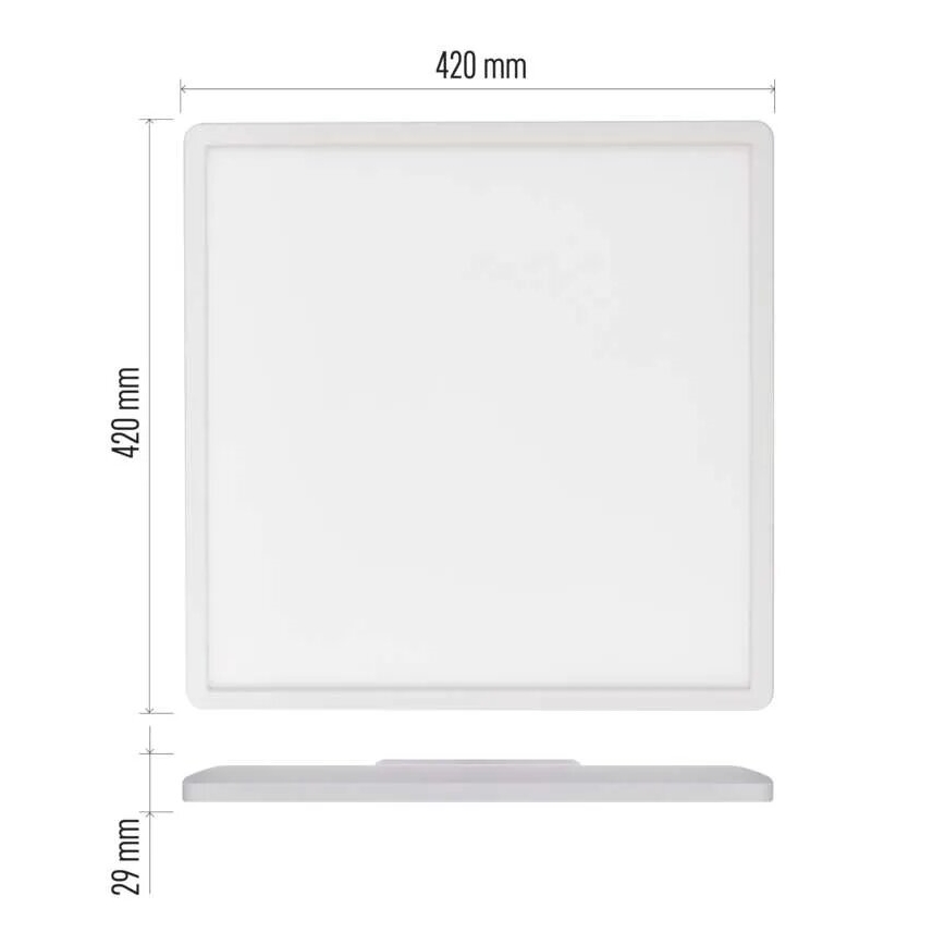 Plafoniera LED FLORI LED/22W/230V 4000K bianco 42x42 cm
