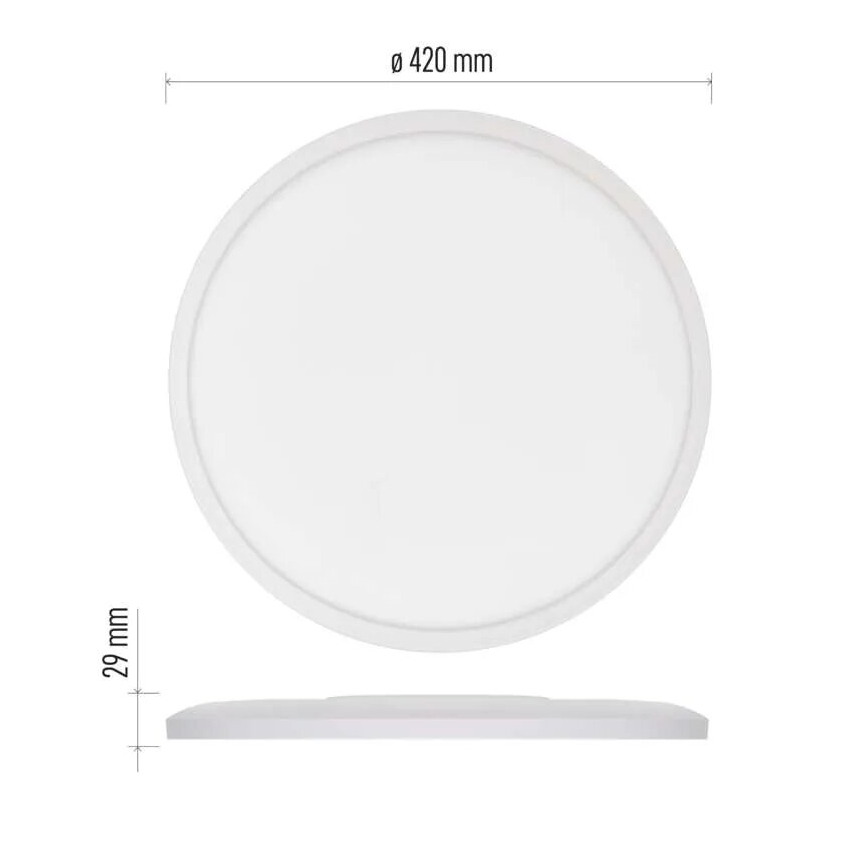 Plafoniera LED FLORI LED/22W/230V 4000K bianco diametro 42 cm