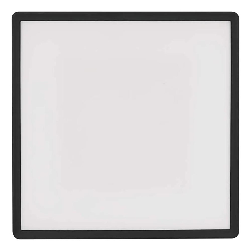 Plafoniera LED FLORI LED/22W/230V 4000K nero 42x42 cm