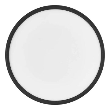Plafoniera LED FLORI LED/22W/230V 4000K nero diametro 42 cm