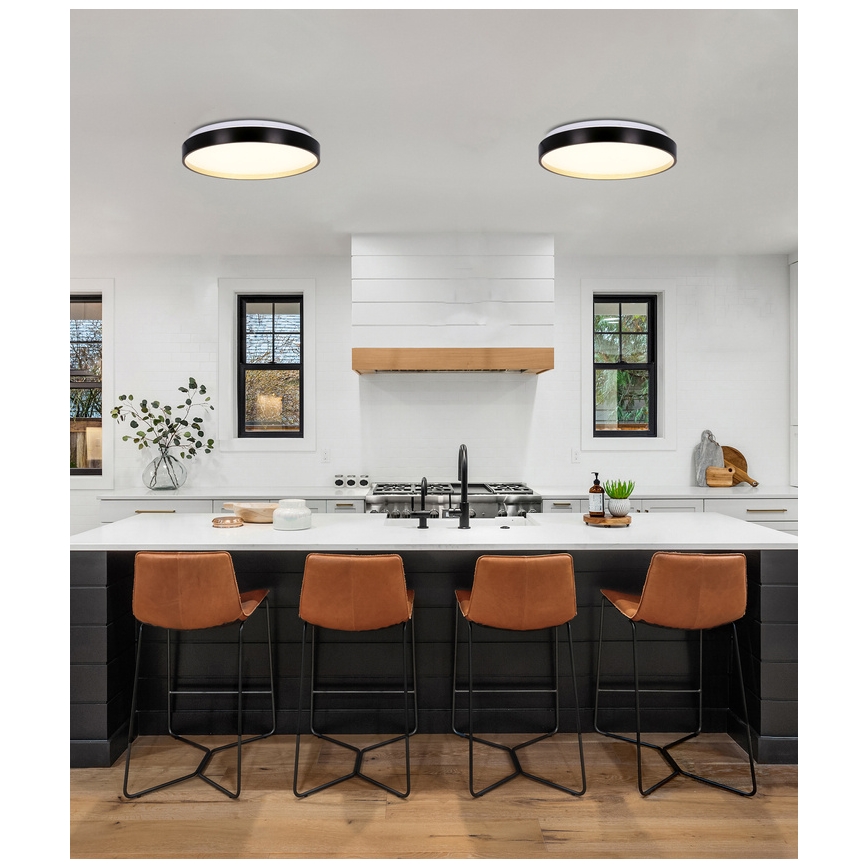 Plafoniera LED FLORIDA LED/18W/230V nero