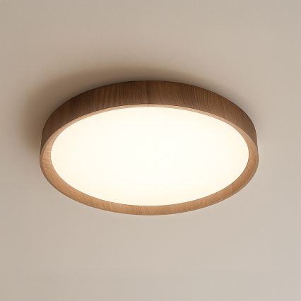 Plafoniera LED FOREST 24W/230V, Ø 39 cm, marrone